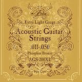 ARIA アリア Acoustic Guitar フォークギター弦 Extra Light エクストラライト フォスファーブロンズ AGS-200XL