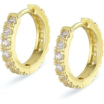 Amazon | KRKC&CO クロス ピアス 十字架 フープピアス メンズ シルバー