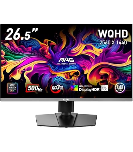 MSI MPG 271QXR QD-OLEDゲーミングモニター Amazon.co.jp: MSI QD-OLED ゲーミングモニター MPG 271QRX QD