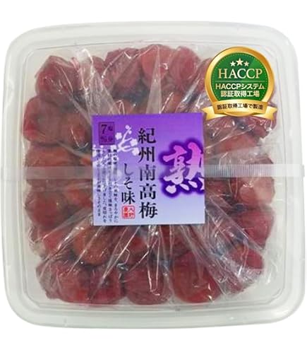 Amazon | 大粒 梅干し 紀州南高梅 つぶれ梅 しそ 紫蘇漬け 塩分約8