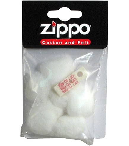 Amazon.co.jp: ZIPPO(ジッポー) コットン フェルトセット 交換用