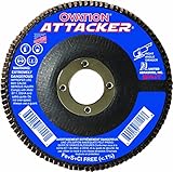 SAIT 76209 Ovation Attacker Flap Disc, 4-1/2 x 7/8 Z 80x, 10 Pack [並行輸入品]