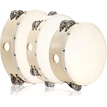 木製タンバリンセット 大1個小13個 Amazon | Tosnail 3個セット 木製タンバリン 10インチ 8インチ 6