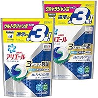 【まとめ買い】 アリエール 洗濯洗剤 パワージェルボール3D 詰め替え ウルトラジャンボサイズ 52個入&times;2個