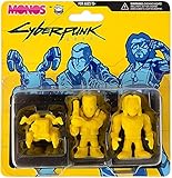 JINX Cyberpunk 2077 シルバーハンド モノ コレクション用ビニールフィギュア (3パックセット)