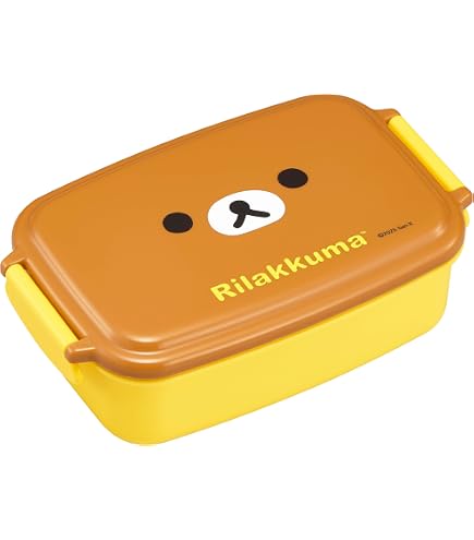 Amazon｜リラックマ ボトル型 三段 ランチ BOX （スプーン付）/ 弁当箱