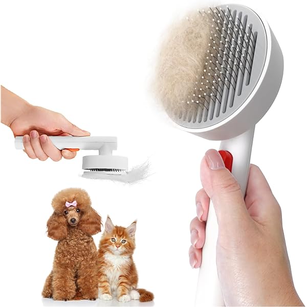 Amazon.co.jp: teemoyaya 犬 猫 ブラシ ペットが大好きな魔法のブラシ