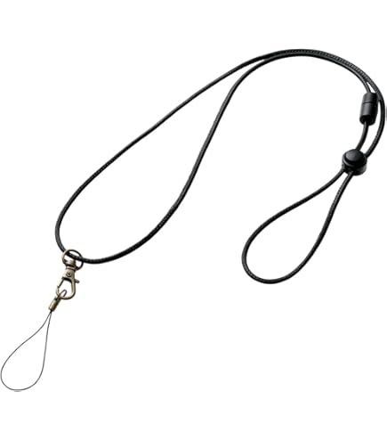 Amazon | ネックストラップ ボーダー ストライプ (グリーン×レッド