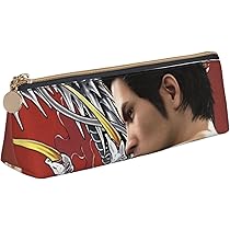 堆朱筆入れ Amazon.co.jp: 龍が如く Yakuza (6) レザー 三角ペンケース 鉛筆
