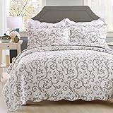 (ダンティヤ)Dantiya 布団3点セット 綿100 布団3点セット　寝具3点セット 海の星 マリン柄 白 (230*250) (色4)