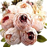 Bouquetsのフェイク花ヴィンテージ人工牡丹シルク結婚式ホーム装飾1パック – Skroutz Deals