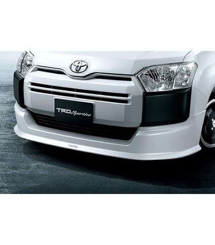 Amazon | TRD フロントスポイラー（LED付）塗装済 ブラック（202