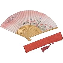 Amazon | [ハセガワ] 扇子 レディース 扇子袋付き 化粧箱入り