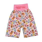 アンパンマン はらまき付き きゃらテコ 5分丈ステテコ パンツ ANPANMAN 90cm ピンク
