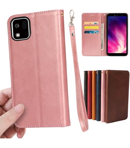 ピンク　かんたんスマホ　705K (ケース　ガラスフィルムセット) ピンク かんたんスマホ 705K (ケース ガラスフィルムセット