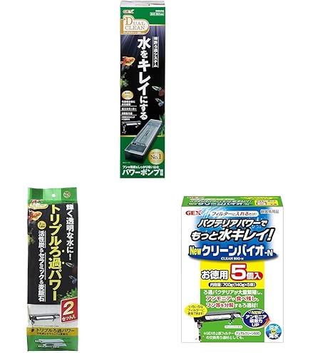 Amazon | 【セット買い】GEX AQUA FILTER デュアルクリーン600 DC-600