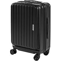 Amazon | [ariamaru] スーツケース フロントオープン USBポート