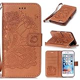 iPhone6 Plus iPhone6s Plus ケース UNEXTATI 落下防止 耐衝撃 液晶保護 手帳型 保護カバー カード収納ホルダー付き スタンド機能 高品質 手触り良い iPhone 