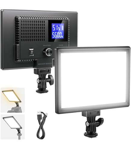 Amazon | Fotodiox Pro FlapJack Studio (C-700RSV) バイカラー LED