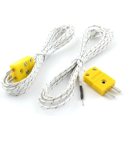 Amazon | uxcell Kタイプ熱電対 ミニ コネクタ温度センサー プローブ