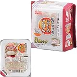 アイリスオーヤマ パック ごはん 北海道産 ゆめぴりか 一等米 100% 低温製法米のおいしいごはん 非常食 米 レトルト 150g×3個