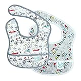 Bumkins Waterproof Starter Bib, Bird Park/Urban Bird (Pack of 2) by Bumkins [並行輸入品]