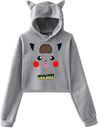 姉妹 石鹸 鎮静剤 ピカチュウ パーカー 白 Trenton173 Org