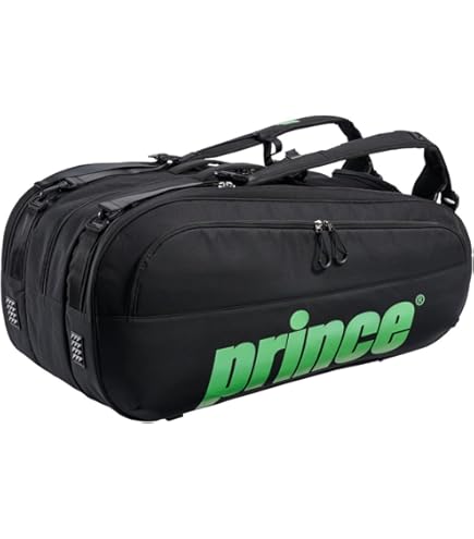 【Prince】O3 テニスラケット ケース付き 軽量モデル Amazon | Prince(プリンス) ラケットバッグ6本入 ブラック×ピンク