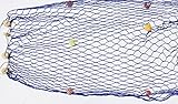 JustNile Wall Hanging Nautical Decorative Fishing Net - Blue 60" X 80" [並行輸入品]