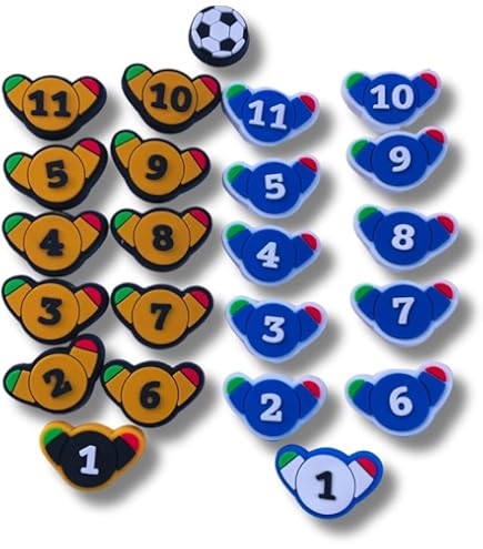 Amazon.co.jp: 2026NEW サッカー戦術ボード用マグネット, 番号なし