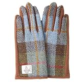 [7th HEAVEN] 【ハリスツイード】HARRIS TWEED レディース スマホ対応 手袋 ジャージーニット AY-15AWGL-003 (レッド)