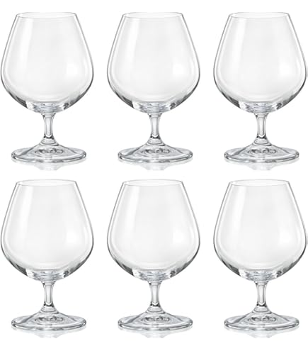 Amazon.co.jp: 箱付き ボヘミアングラス ブランデーグラス 2ペア