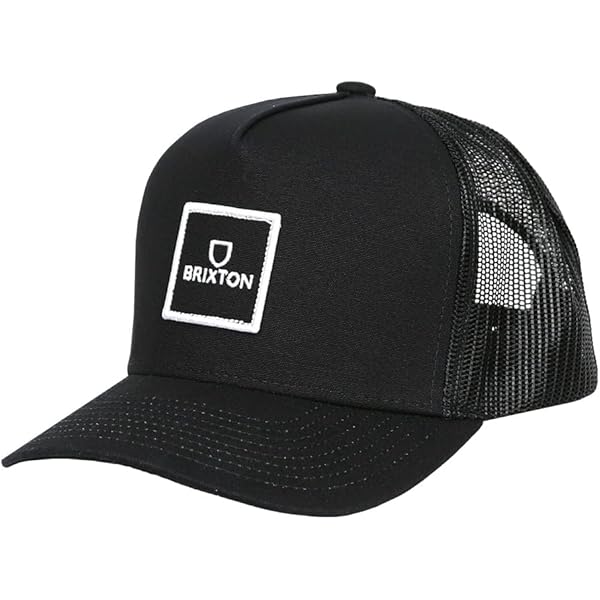 Brixton Grade Mesh Hat Cap Silver キャップ Brixton Grade Mesh Trucker Cap, Silver, One Size at Amazon