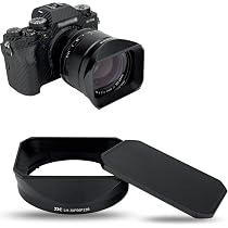 Amazon | JJC メタル 正方形 レンズフード + フードキャップ Fujifilm