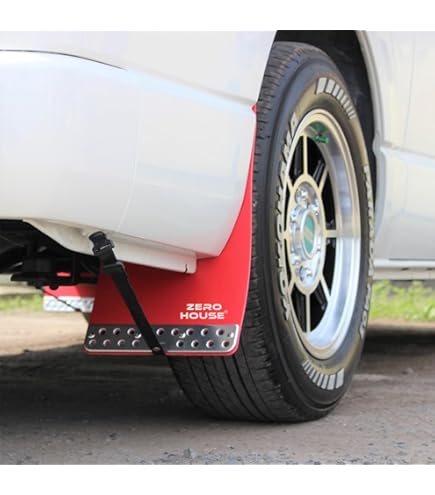 ハイエースマッドフラップ　TRD マッドフラップセット 赤 TRD マッドフラップ レッド ハイエースバン KDH20# KDH211 KDH22