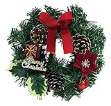エルアーツ クリスマス オーナメント クリスマスリース 直径21cm E8859-00