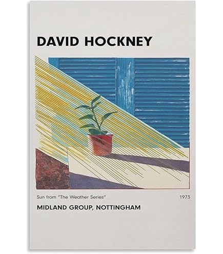 Amazon.co.jp: David Hockneyデビッドホックニーポップアート絵画