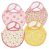 西松屋 EFD 4枚組スタイ（花総柄） ベビー ベビーサイズ 女の子