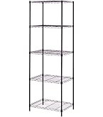 Amazon｜スチールラック 4段 幅60 奥行き45 高さ160cm キャスター付き