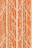 BLIK パターン柄壁紙ステッカー Trees Pattern Wall Tiles Pumpkin アメリカ発 きれいに剥がせて壁を傷めないので賃貸にもOK!