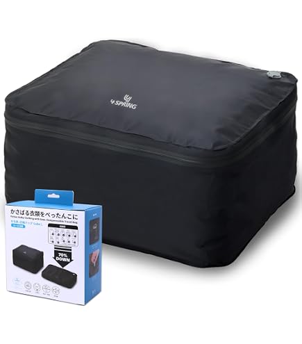 Amazon.co.jp: Bagsmart圧縮パッキングキューブ、トラベルバッグ