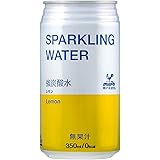 神戸居留地 スパークリングウォーター 強炭酸水 レモン 缶 350ml × 24本 [ ソーダ 炭酸水 国産 ]