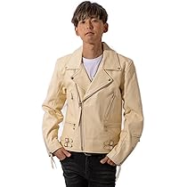 Amazon.co.jp: フリーダムレザー UKダブル ライダースジャケット