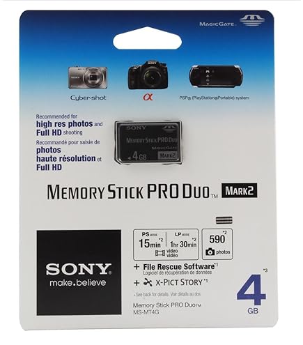 Amazon | SONY メモリースティック PRO Duo 4GB Mark2 MS-MT4G