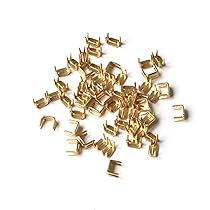 Amazon | Y.K.K ファスナー用止め金具 下止めパーツ 50個入 金属/3号