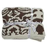 KASHWERE (カシウェア) DAMASK BLANKET T-30-923-52 Malt / Agate モルト/アゲート ギフトにも！ [並行輸入品]