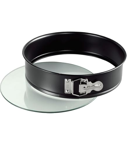 Zenker 6506 Springvorm Cake Tin met Platte en Buisvormige Basis 18 cm