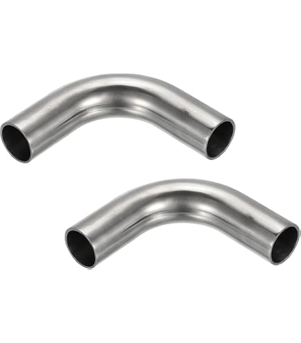 Amazon.co.jp: PATIKIL 2個 90度マンドレルベンドエルボ 外径38 mm 鋼