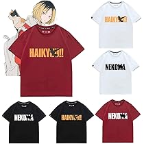 Amazon | 2025 ハイキュー Tシャツ 半袖 孤爪研磨 影山飛雄 黒尾