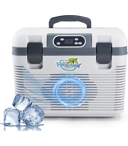 〈匿名発送〉HANSHUMY 冷蔵庫 19L 温冷 冷蔵 保温 クーラー Amazon | HANSHUMY 19L冷蔵庫 -10℃～65℃ 冷温庫 2電源式 AC110V家庭用